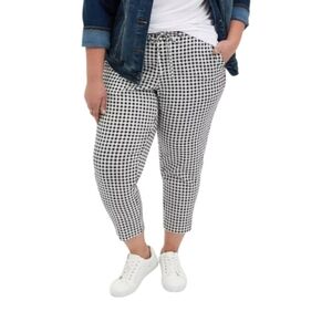 Relaxed Taper Stretch Challis High-Rise Tie-Front Pant Sz 4